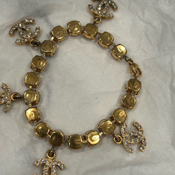 SOLD Chanel Barbie Rhinestone Bracelet - Picture 2 of 6